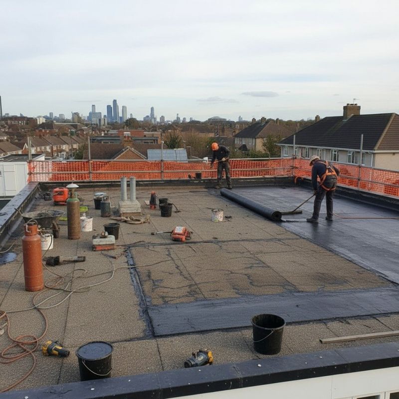 Flat Roof Leak Repair